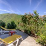 G&icirc;te &agrave; Muracciole, centre Corse, Haute-Corse, labellis&eacute; G&icirc;tes de France : une terrasse