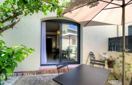 Gite n &deg;64710 Biguglia - Corse - Gite &agrave; Biguglia, Grand-Bastia, Haute-Corse, labellis&eacute; Gites de France : la terrasse