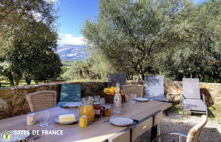Gite n &deg;57081 Lumio - Corse - G&icirc;te &agrave; Lumio, Balagne, Haute-Corse, labellis&eacute; G&icirc;tes de France : la terrasse