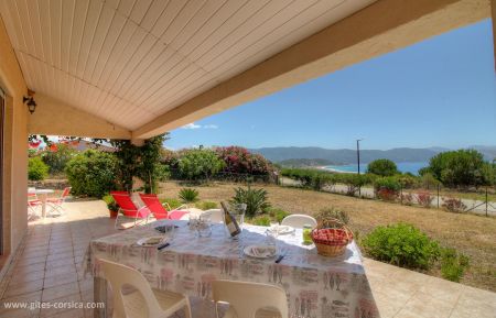 Gîte à Sagone, La Côte Ouest, Corse du Sud, labellisé Gîtes de France : la terrasse Gite n °24271 Sagone - Corse - Gîte à Sagone, La Côte Ouest, Corse du Sud, labellisé Gîtes de France : la terrasse