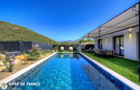 Gite n &deg;63173 Gal&eacute;ria - Corse - G&icirc;te &agrave; Galeria, Balagne, Haute-Corse, labellis&eacute; G&icirc;tes de France : la piscine