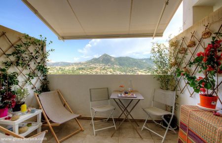 Gite à Ile-Rousse, Balagne, Haute-Corse, labellisé Gites de France : la terrasse Gite n °63861 L'Île-Rousse - Corse - Gite à Ile-Rousse, Balagne, Haute-Corse, labellisé Gites de France : la terrasse