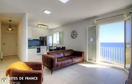 Gite n &deg;64531 Tomino - Corse - G&icirc;te &agrave; Macinaggio, Le Grand Bastia, Haute-Corse, labellis&eacute; G&icirc;tes de France : le s&eacute;jour/cuisine