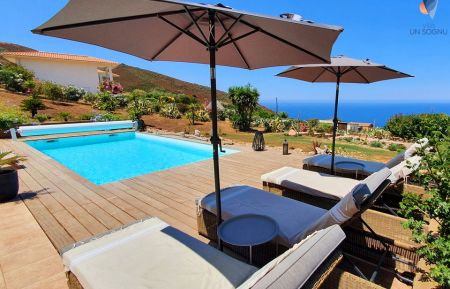 Chambre d'hôtes à Calcatoggio, la Côte Ouest, Corse du Sud, labellisé Gîtes de France : l'espace piscine Kamer bij particulieren nr.24931 Calcatoggio - Corse - Chambre d'hôtes à Calcatoggio, la Côte Ouest, Corse du Sud, labellisé Gîtes de France : l'espace piscine