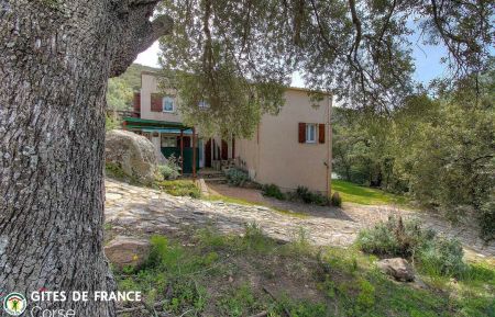 Gite n &deg;23431 Figari - Corse - Gite &agrave; Figari, le Sud Corse, Corse du Sud, labellis&eacute; G&icirc;tes de France : l'acces au studio