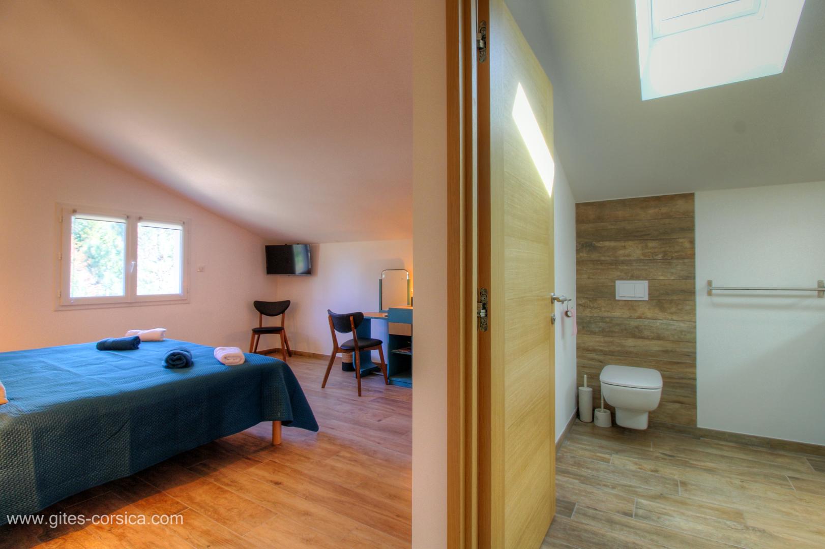 Chambres d'hôtes à Casalabriva Ricordu, le Grand Valinco, Corse du sud, labellisé Gîtes de France : la chambre photo 20