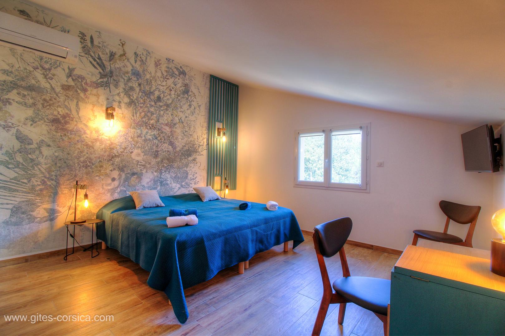 Chambres d'hôtes à Casalabriva Ricordu, le Grand Valinco, Corse du sud, labellisé Gîtes de France : la chambre photo 17