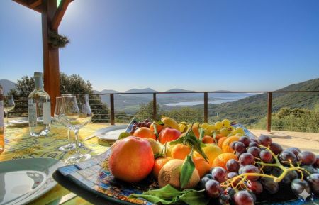 Gite n &deg;28541 Olmeto - Corse - G&icirc;te-28541-Olmeto- le -grand-valinco-la terrasse