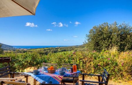 Gite à Cargèse, La Côte Ouest, Corse du Sud, labellisé Gîtes de France : la terrasse Gite n °23581 Cargèse - Corse - Gite à Cargèse, La Côte Ouest, Corse du Sud, labellisé Gîtes de France : la terrasse