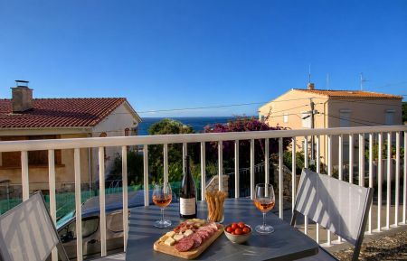 Gite à Calvi, Balagne, Haute-Corse, labellisé Gites de France : le balcon Gite n °59232 Calvi - Corse - Gite à Calvi, Balagne, Haute-Corse, labellisé Gites de France : le balcon