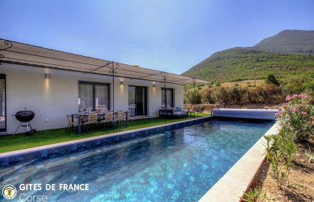 Gite n &deg;63172 Gal&eacute;ria - Corse - G&icirc;te &agrave; Galeria, Balagne, Haute-Corse, labellis&eacute; G&icirc;tes de France : la piscine