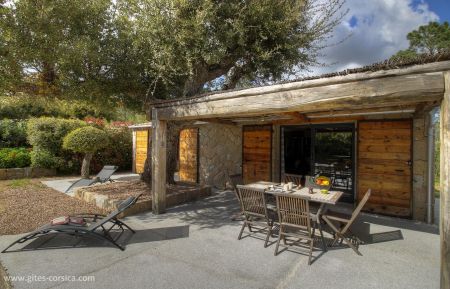 Gite n &deg;26071 Porto-Vecchio - Corse - Gite &agrave; Porto-Vecchio, Corse du Sud, labelis&eacute; gites de France : la terrasse