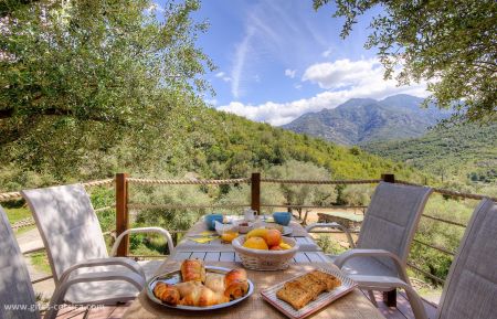 Kamer bij particulieren nr.61541 Manso - Corse - Maison d'h&ocirc;tes &agrave; Manso, Balagne, Haute-Corse, labellis&eacute;e G&icirc;tes de France : le petit d&eacute;jeuner