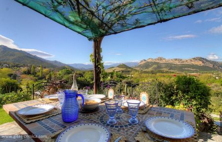 Gite n &deg;62411 Patrimonio - Corse - G&icirc;te &agrave; Patrimonio, Grand Bastia, Haute-Corse, labellis&eacute; G&icirc;tes de France : la terrasse