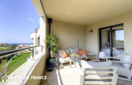 Gite n &deg;28721 Albitreccia - Corse - Gite &agrave; Agosta, le Grand Ajaccio, Corse du sud, labellis&eacute; G&icirc;tes de France : la terrasse