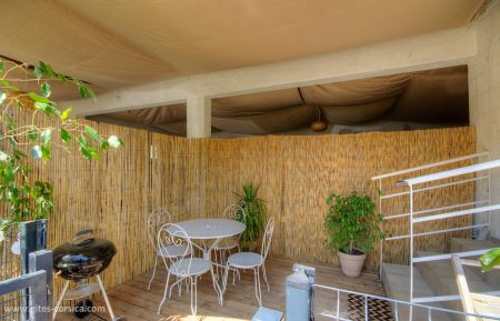 Gite n &deg;63262 San-Giuliano - Corse - G&icirc;te &agrave; San Giuliano, C&ocirc;te Orientale, Haute-Corse, labellis&eacute; G&icirc;tes de France : la terrasse